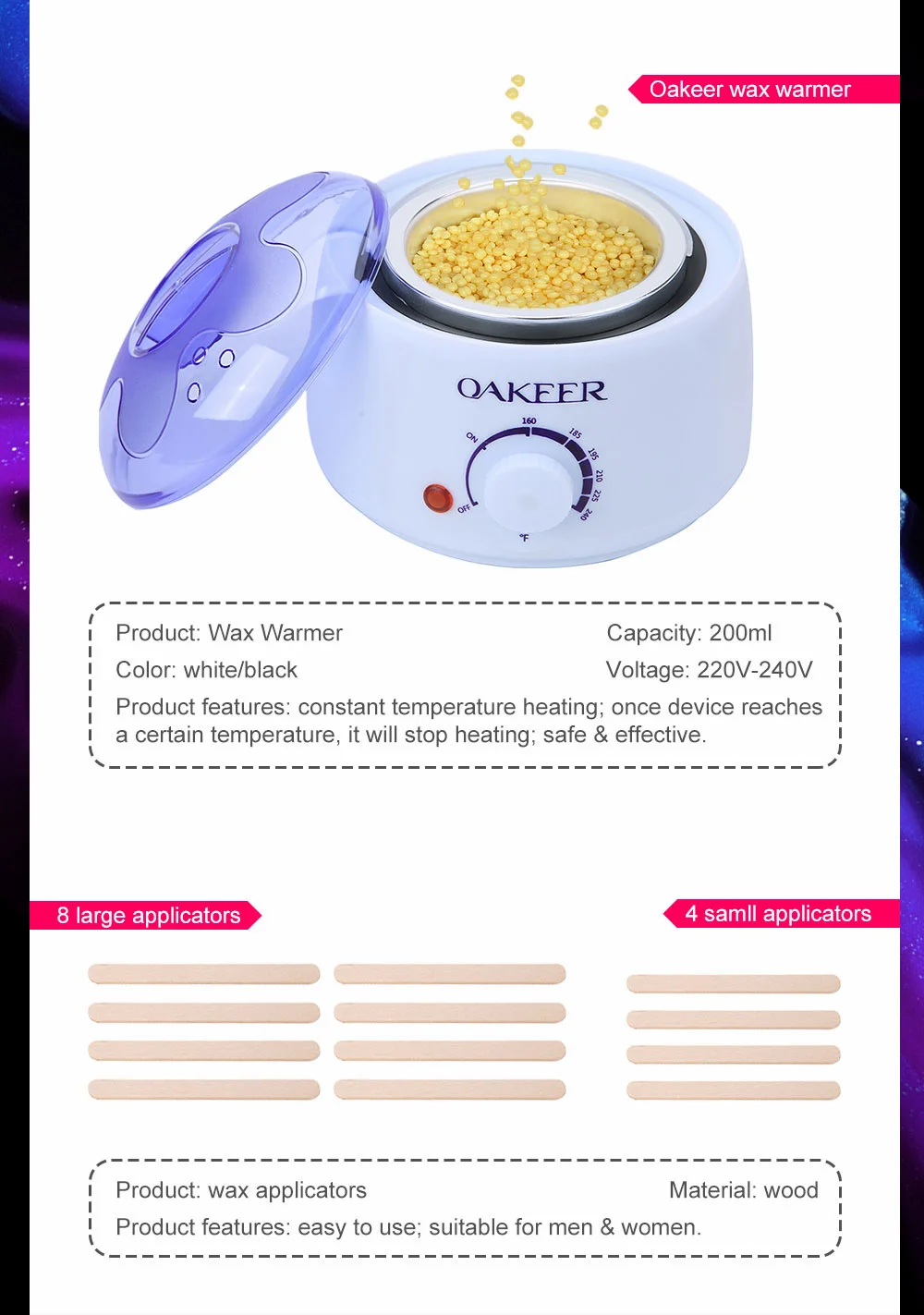 Wax Warmer Kit for Depilation Dropshipping Dipping Pot Hair Removal Machine Set Heater Depilatory Wax Beans for Home Gift Women Wax Warmer Kit for Depilation Dropshipping Dipping Pot Hair Removal Machine Set Heater Depilatory Wax Beans for Home Gift Women